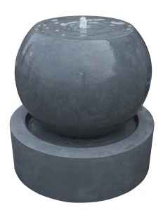 Fuente esfera con base, luz y motor