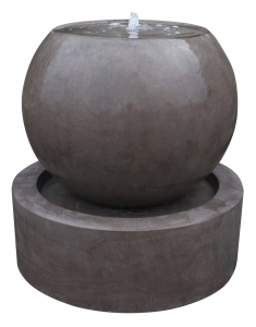 Fuente esfera con base, luz y motor